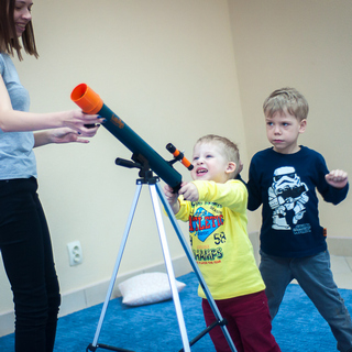 День космонавтики Астрономия на Детской научной станции Оранжевый телескоп Пенза